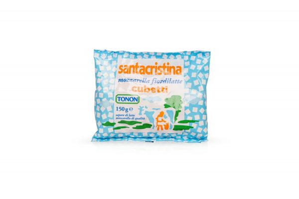 Mozzarella "Santacristina" Tonon a cubetti da gr. 150